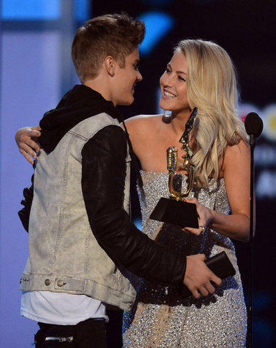 Julianne Hugh congratulated Justin Bieber in May at the 2012 Billboard Music Awards.
Julianne Hugh congratulated Justin Bieber in May at the 2012 Billboard Music Awards.