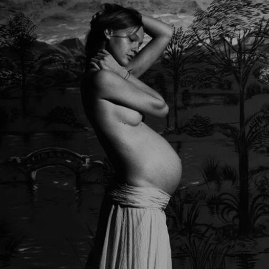 Sasha Pivovarova Gives Birth on Mother's Day