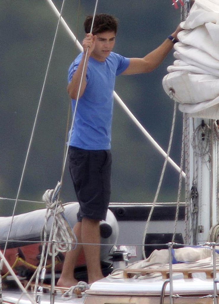 Zac Efron shot scenes for Charlie St. Cloud around Vancouver on a sailboat in 2010.
Zac Efron shot scenes for Charlie St. Cloud around Vancouver on a sailboat in 2010.