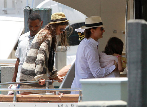 Tom Cruise spent Father's Day with Katie Holmes and Suri Cruise on a yacht in Miami in June 2011.
Tom Cruise spent Father's Day with Katie Holmes and Suri Cruise on a yacht in Miami in June 2011.