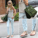 Rosie Huntington-Whiteley's Street-Styled Spin on Classic Stripes 