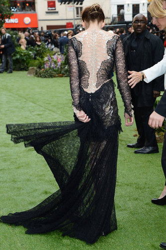 From the back, Kristen's confection is just as stunning.
From the back, Kristen's confection is just as stunning.