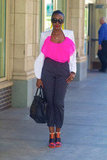 Polkas and a pop of Pink