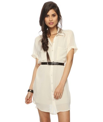 Forever 21 Sheer Georgette Shirtdress Belt ($25)
Forever 21 Sheer Georgette Shirtdress Belt ($25)