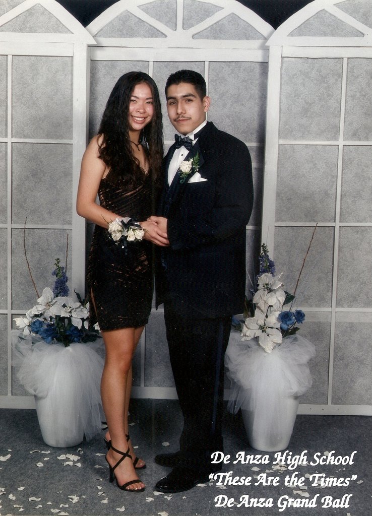 "Since I wasn't into wearing a big ball gown to prom, I opted for this shimmery black and bronze number from Rampage, which I got on sale for $13. The shoes (I wish I still had them) were ordered rush delivery from the Victoria's Secret's catalog. Sadly, I still cringe when I look at my hair and overfilled eyebrows, but you live and learn. I went with my good friend, who also happened to be prom king."
— Chi Diem Chau, shopping editor
"Since I wasn't into wearing a big ball gown to prom, I opted for this shimmery black and bronze number from Rampage, which I got on sale for $13. The shoes (I wish I still had them) were ordered rush delivery from the Victoria's Secret's catalog. Sadly, I still cringe when I look at my hair and overfilled eyebrows, but you live and learn. I went with my good friend, who also happened to be prom king."
— Chi Diem Chau, shopping editor