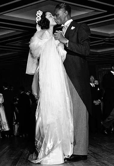 Nat King Cole and Maria Hawkins Ellington's Romantic Dance