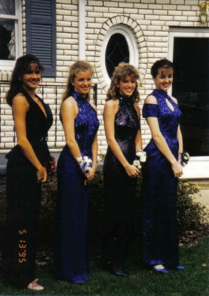 "Blue halter gowns with sparkles and matching shoes were all the rage. LOL!"
— Jaime Richards, email marketing manager
"Blue halter gowns with sparkles and matching shoes were all the rage. LOL!"
— Jaime Richards, email marketing manager