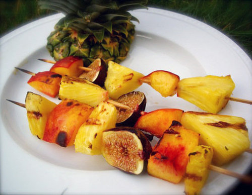 Grilled Fruit Kebabs Grilled Fruit Kebabs