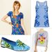 Tropical Print Dresses and Pants