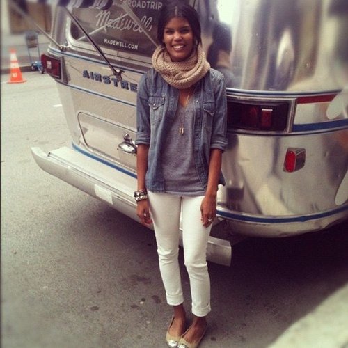 Assistant Editor Brittney stopped by Madewell's Denim Road Trip in San Francisco.
Assistant Editor Brittney stopped by Madewell's Denim Road Trip in San Francisco.