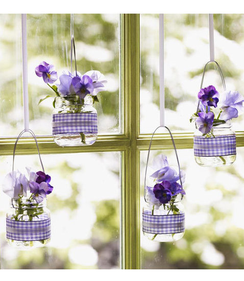 Baby Food Jars - Hanging Vases