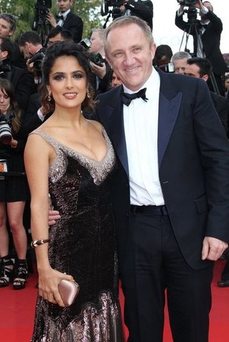 Salma Hayek and Francois-Henri Pinault in 2012 Salma Hayek and Francois-Henri Pinault in 2012