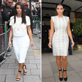 New-Look Kim Kardashian Goes Demure And Ladylike In London