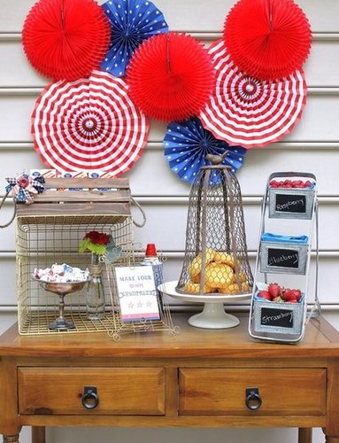 Party On! A Red, White, and Blue Backdrop Party On! A Red, White, and Blue Backdrop