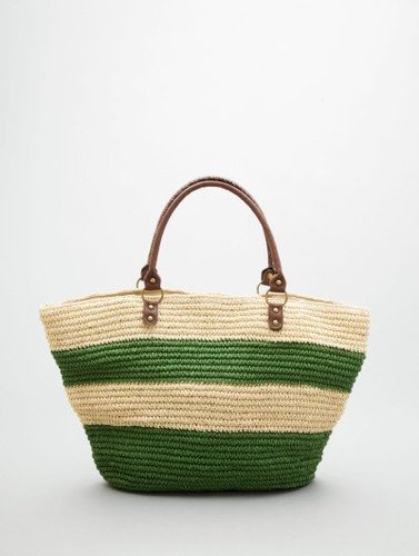 Whether you're at the beach or out doing errands, green and ivory stripes look fresh for Summer.
B11032 by Straw Studios Tote ($69)
Whether you're at the beach or out doing errands, green and ivory stripes look fresh for Summer.
B11032 by Straw Studios Tote ($69)