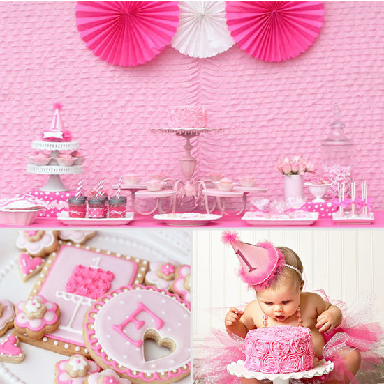 A Super-Girlie First Birthday Party A Super-Girlie First Birthday Party