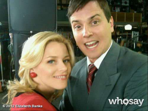 Elizabeth Banks posed with 30 Rock costar Michael Mosley on the set.
Source: Elizabeth Banks on WhoSay
Elizabeth Banks posed with 30 Rock costar Michael Mosley on the set.
Source: Elizabeth Banks on WhoSay