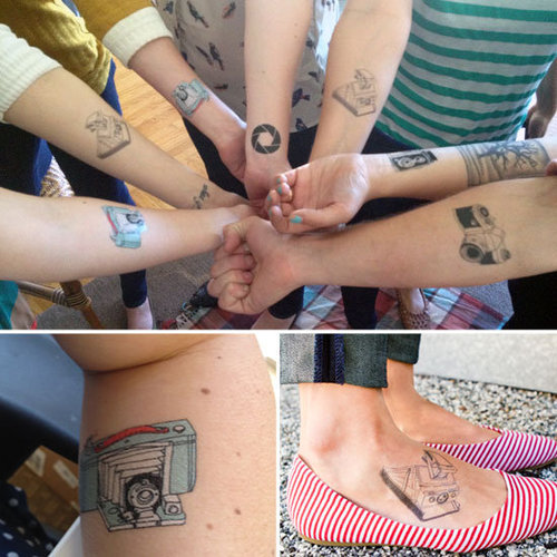 Temporary Camera Tattoos