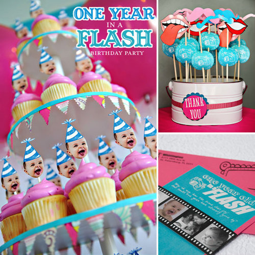 One Year in a Flash First Birthday Party One Year in a Flash First Birthday Party