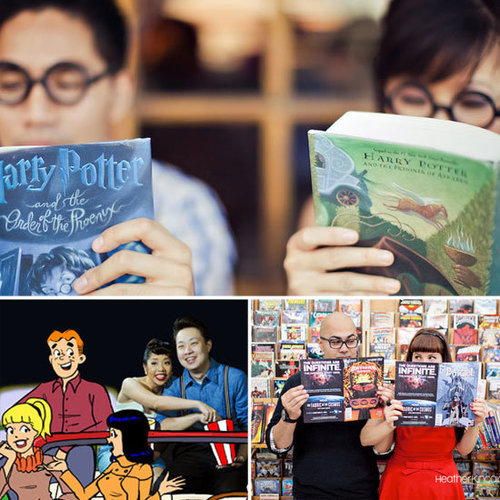 Geek's showing you how to embrace the quirky side of your personalities when planning your engagement photo session.
Geek's showing you how to embrace the quirky side of your personalities when planning your engagement photo session.