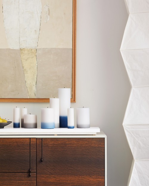 Get a seaside vibe going with these dip-dyed candles.
Source: Martha Stewart
Get a seaside vibe going with these dip-dyed candles.
Source: Martha Stewart