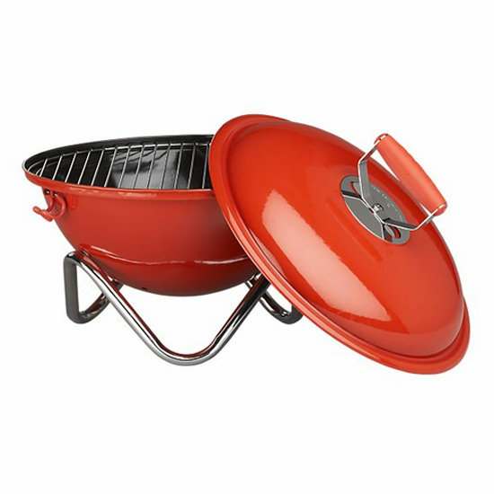 A portable Bodum Frykat Grill ($70) in a happy hue would be a great edition to a gourmand glamping meal.
A portable Bodum Frykat Grill ($70) in a happy hue would be a great edition to a gourmand glamping meal.