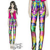 Cheryl Cole Custom Cavalli Tropical Trousers on The Voice UK