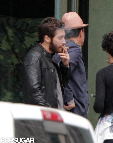 Jake Gyllenhaal shot a scene for his latest film, An Enemy, in Toronto.
Jake Gyllenhaal shot a scene for his latest film, An Enemy, in Toronto.