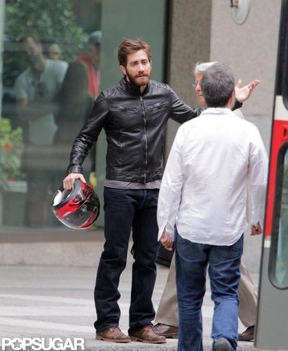 Jake Gyllenhaal got animated while shooting in Canada.
Jake Gyllenhaal got animated while shooting in Canada.