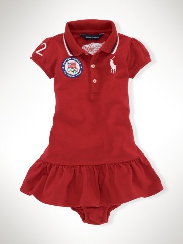Infant Girls Team USA Polo Dress ($55) Infant Girls Team USA Polo Dress ($55)