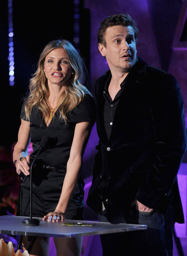 Cameron Diaz and Jason Segel presented an award together during the 2011 show.
Cameron Diaz and Jason Segel presented an award together during the 2011 show.