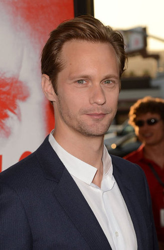 Alexander Skarsgard wore navy and white to the event in Hollywood.
Alexander Skarsgard wore navy and white to the event in Hollywood.