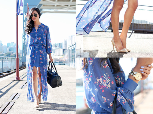 A sheer-skirted floral dress like this would make just as much of a statement with flat sandals as it does with heels — the best kind of all-occasion Summer dress.
Photo courtesy of Lookbook.nu
A sheer-skirted floral dress like this would make just as much of a statement with flat sandals as it does with heels — the best kind of all-occasion Summer dress.
Photo courtesy of Lookbook.nu