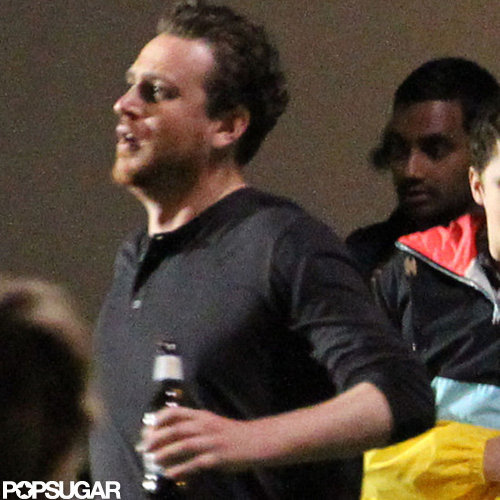 Jason Segel filmed a party scene on the set of The End of the World in New Orleans.
Jason Segel filmed a party scene on the set of The End of the World in New Orleans.