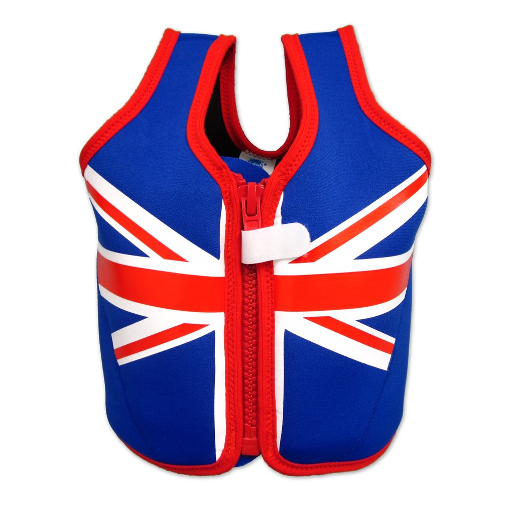 Just in time for Summer swim season, this Union Jack Float Jacket ($48) will keep tots' heads above water as they're learning their strokes.
Just in time for Summer swim season, this Union Jack Float Jacket ($48) will keep tots' heads above water as they're learning their strokes.