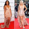 Alesha Dixon and Mollie King in Julien Macdonald Mullet Dress