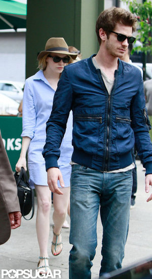 Emma Stone and Andrew Garfield Spend Their Downtime Together Emma Stone and Andrew Garfield Spend Their Downtime Together
