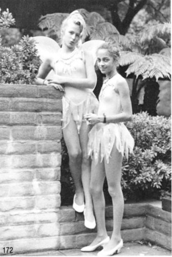 Nicole Richie, in front, and Paris Hilton, on the steps, always had an interest in dressing up.
Nicole Richie, in front, and Paris Hilton, on the steps, always had an interest in dressing up.