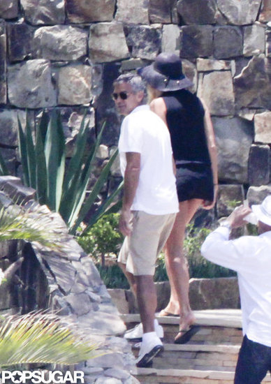 George Clooney and Stacy Keibler took a vacation to Mexico. George Clooney and Stacy Keibler took a vacation to Mexico.