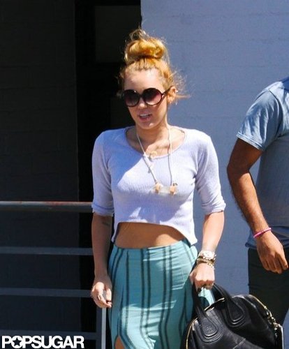 Miley Cyrus pictured with her engagement ring.
Miley Cyrus pictured with her engagement ring.
