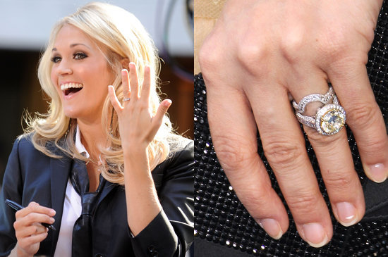 Before you get too caught up in showing off your bling like Carrie Underwood, make sure to protect your engagement ring with jewelry insurance — just see Savvy's tips.
Before you get too caught up in showing off your bling like Carrie Underwood, make sure to protect your engagement ring with jewelry insurance — just see Savvy's tips.