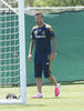 David Beckham With Mustache at LA Galaxy Practice Pictures