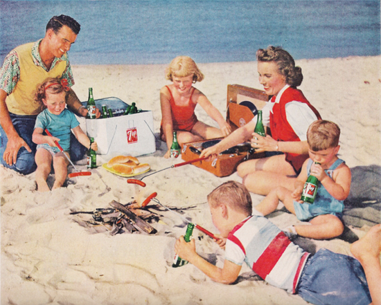 Just an all-American family enjoying dogs on the beach.
Just an all-American family enjoying dogs on the beach.