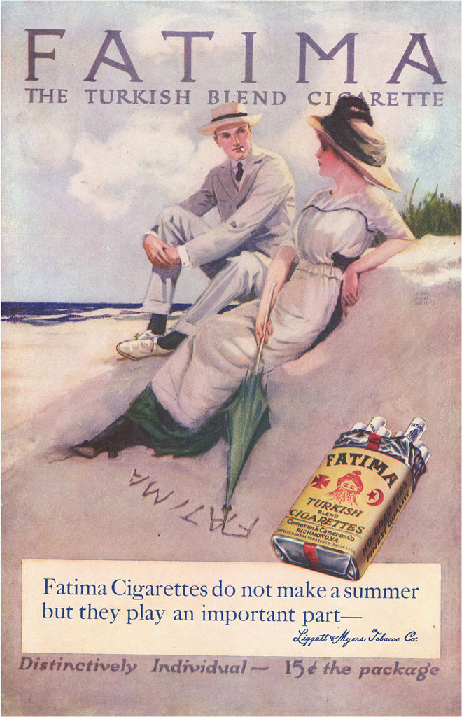 How nice. Are you writing my name in the sand? Oh, it's just the brand of your cigarettes.
How nice. Are you writing my name in the sand? Oh, it's just the brand of your cigarettes.