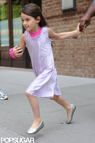 Suri Cruise was on the go in NYC.
Suri Cruise was on the go in NYC.