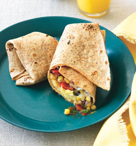 Egg, Bean, and Veggie Wrap Egg, Bean, and Veggie Wrap
