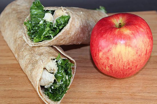 Kale Chicken Caesar Wrap Kale Chicken Caesar Wrap