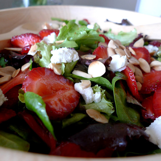 Strawberry, Chèvre, and Almond Salad Strawberry, Chèvre, and Almond Salad