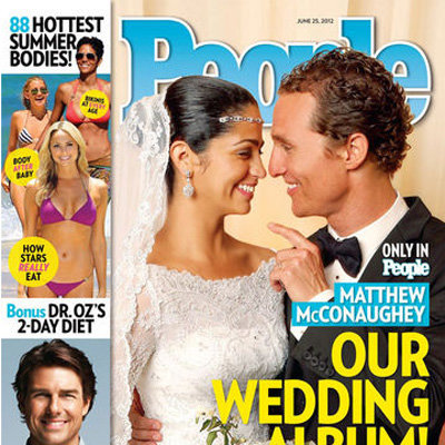 Matthew McConaughey and Camila Alves Wedding Picture