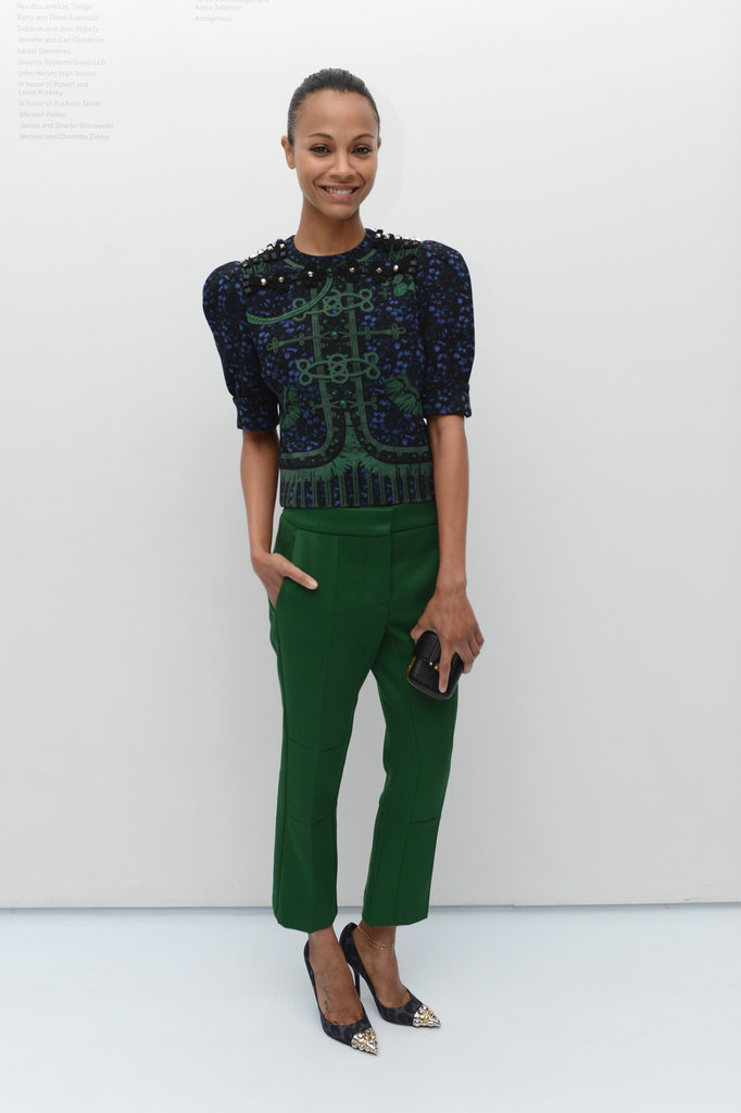 She rocked this cool Louis Vuitton Pre-Fall 2012 look with the designer's popular cap-toe pumps at the Persol party in NYC.
She rocked this cool Louis Vuitton Pre-Fall 2012 look with the designer's popular cap-toe pumps at the Persol party in NYC.